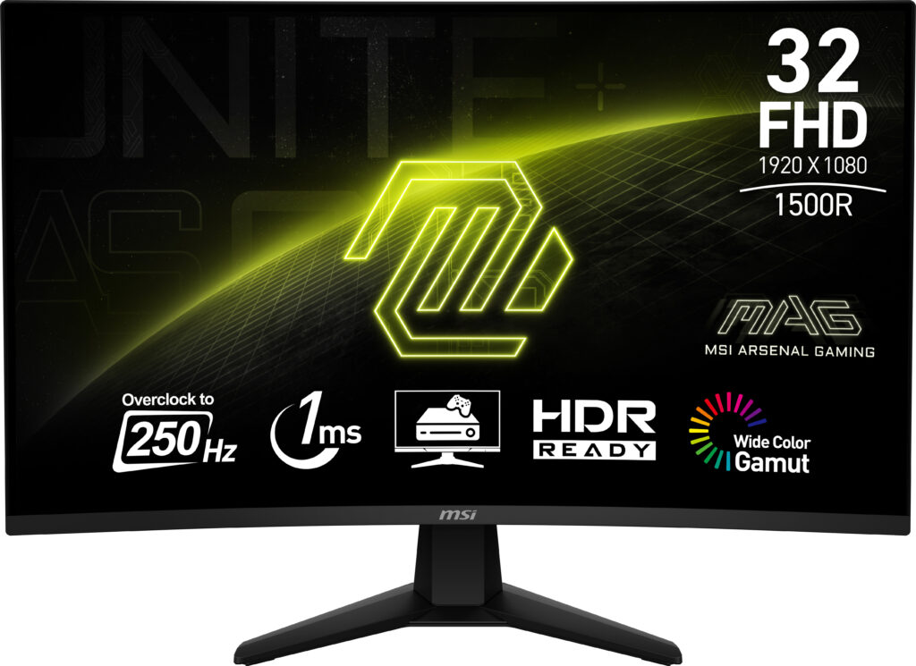 Monitor MSI MAG 32C6X 80 cm (31.5") 1920 x 1080 píxeles Full HD Negro MAG-32C6X