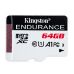 Tarjeta de memoria Kingston Endurance 64GB - Tarjeta de memoria Kingston Endurance 64GB microSDXC, 95R, 30W, C10, A1, UHS-I (solo Tarjeta), SDCE/64GB