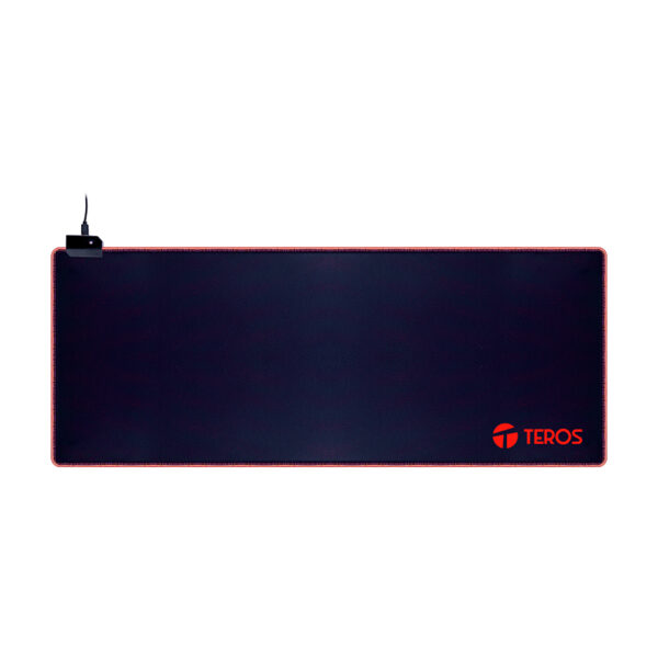 Mousepad gamer TEROS TE-3020G, diseño impreso e iluminación RGB 2 Mousepad gamer TEROS TE-3020G, diseño impreso e iluminación RGB vista 3