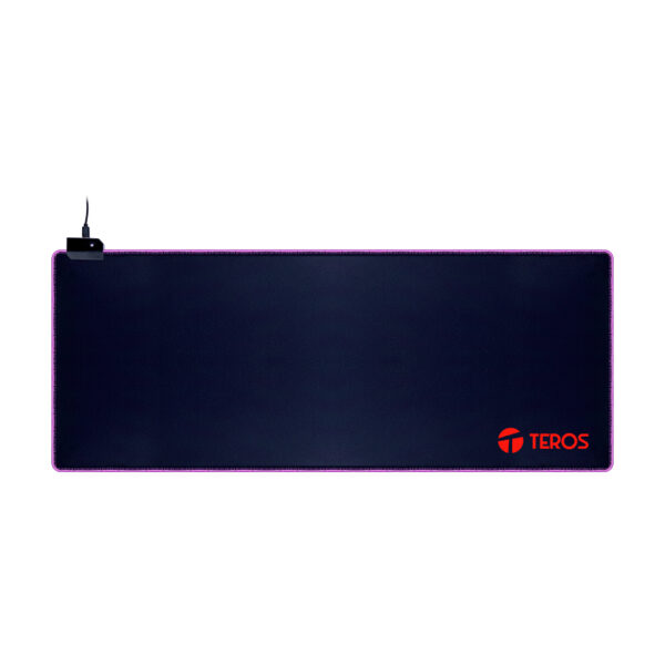 Mousepad gamer TEROS TE-3020G, diseño impreso e iluminación RGB 1 Mousepad gamer TEROS TE-3020G, diseño impreso e iluminación RGB vista 2