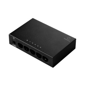 Switch de red RJ45 Renkforce RF-US-500, de 5 puertos y 1 GBit/s 1 Switch de red RJ45 Renkforce RF-US-500, de 5 puertos y 1 GBit/s