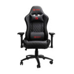 Silla gamer Teros TE-8129BK - Silla gamer TEROS TE-8129BK, 180°, Almohada, Color negro