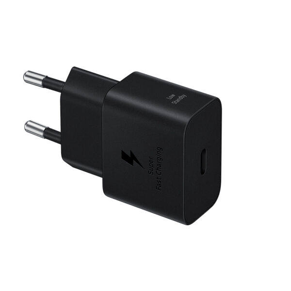 Adaptador de carga rápida USB-C (25W) con cable, color negro EP-T2510XBEGWW Adaptador de carga rápida Samsung EP-T2510XBEGWW - Adaptador de carga rápida USB-C (25W) con cable, color negro EP-T2510XBEGWW