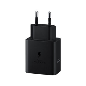 Travel Adapter (Adaptador de corriente) Samsung de 45W, negro, No incluye cable USB-C EP-T4511NBEGWW vista 2