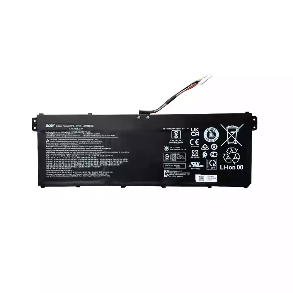 Batería para laptop Acer AP20CBL 11.55 V