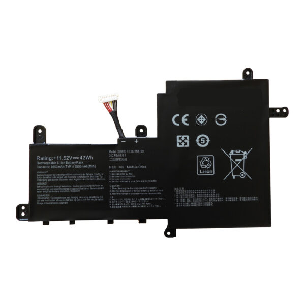 Batería para laptop Asus B31N1729 11.52 V 42 Wh 3 celdas – S530U, S15, S530, S530UA Batería para laptop Asus B31N1729 - Batería para laptop Asus B31N1729 11.52 V 42 Wh 3 celdas – S530U, S15, S530, S530UA