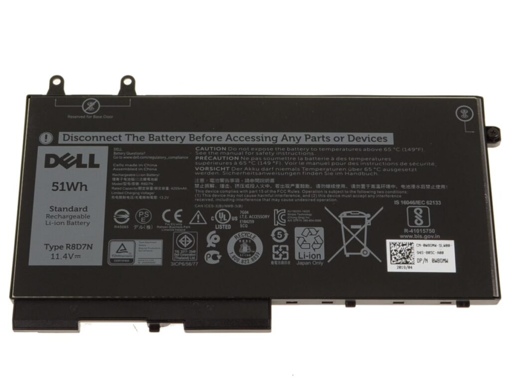 Batería para laptop Dell 4GVMP 11.4 V 42 Wh 3 celdas