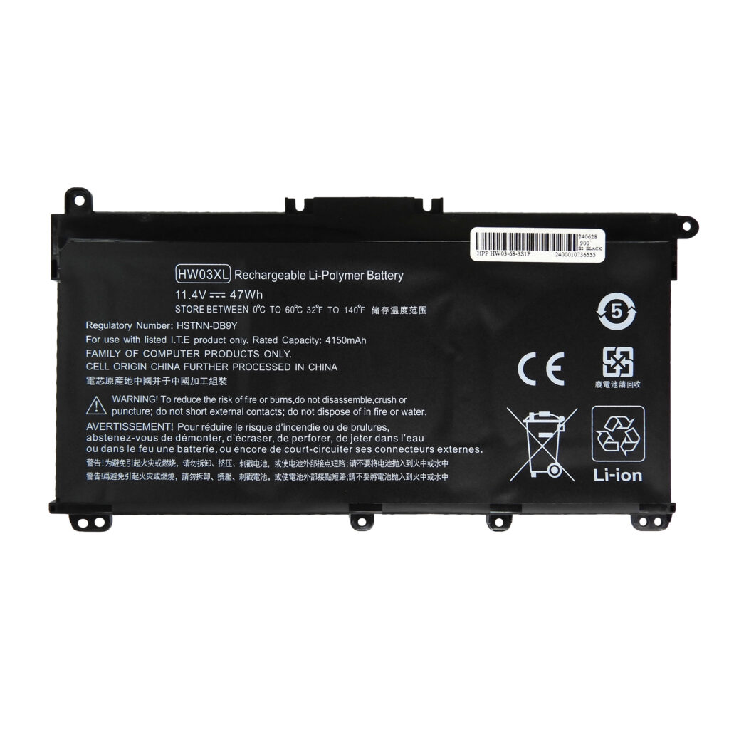 Batería para laptop HP HW03XL 11.34 V 41.01 Wh 3 celdas – 15-EG, 15-EH, 15T-EH, 17-CN