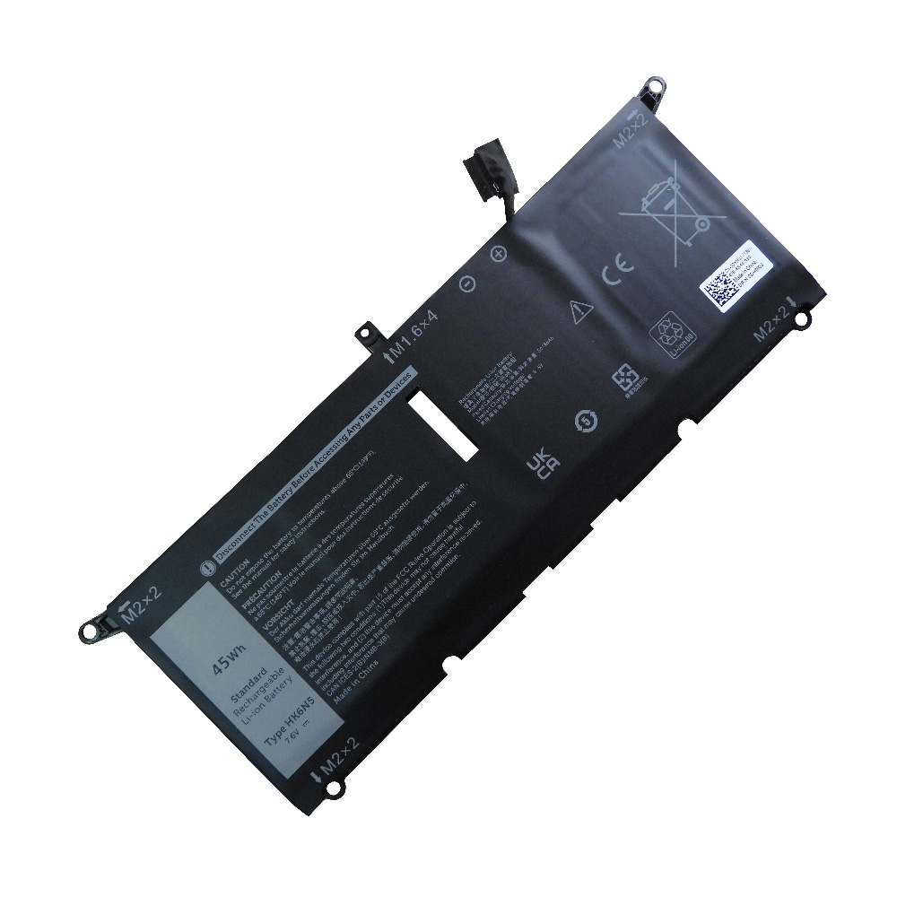 Batería para laptop Dell HK6N5 7.6 V 45 Wh 4 celdas – 5390 7390, 7391, XPS 13-9370, 5390