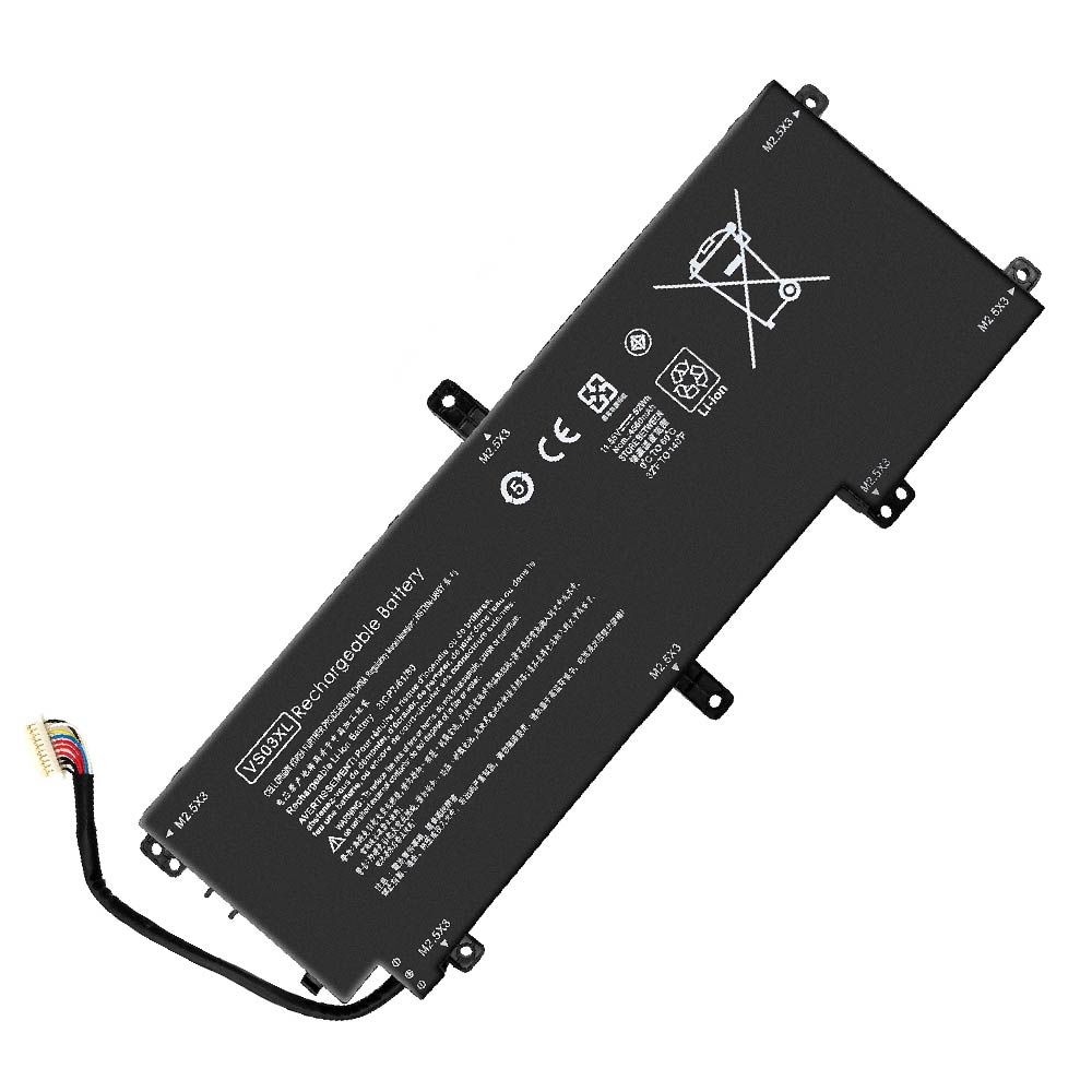 Batería para laptop HP VS03XL 11.55 V 52 Wh 6 celdas – 849047-541, 849313-850, TPN-I125, 15-AS