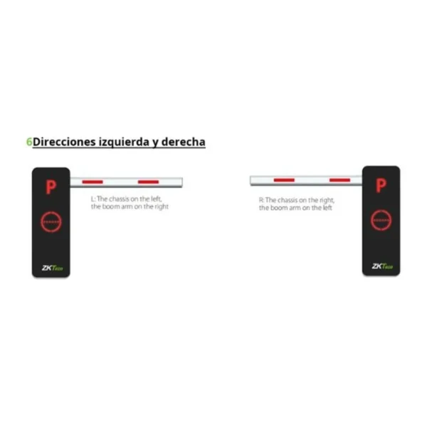 Barrera vehicular articulada de 3.3 metros Zkteco BGM1145R-90 1 Barrera vehicular articulada de 3.3 metros Zkteco BGM1145R-90 vista 2