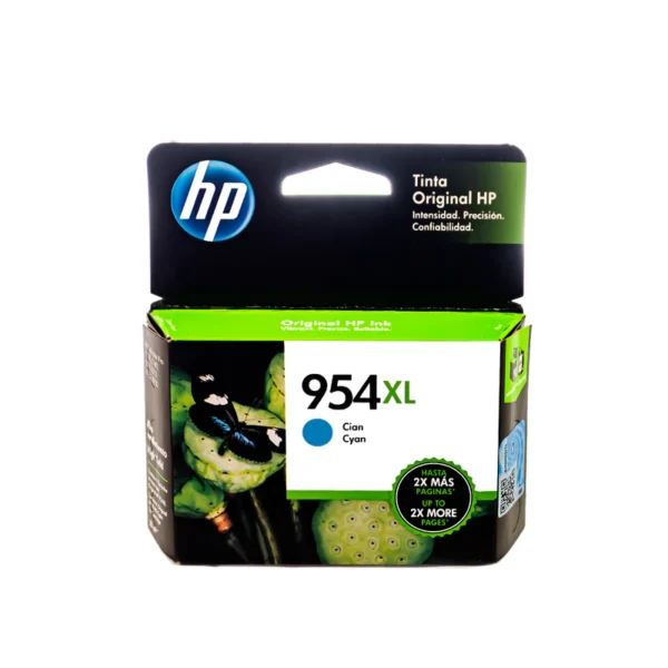 Cartucho de tinta HP 954XL Cian original L0S62AL, 1.600 páginas Cartucho de tinta HP 954XL L0S62AL - Cartucho de tinta HP 954XL Cian original L0S62AL, 1.600 páginas