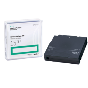 Cinta de datos HPE LTO-7 Ultrium 6 TB / 15 TB C7977A 1 Cinta de datos HPE HP LTO-7 - Cinta de datos HPE LTO-7 Ultrium 6 TB / 15 TB C7977A