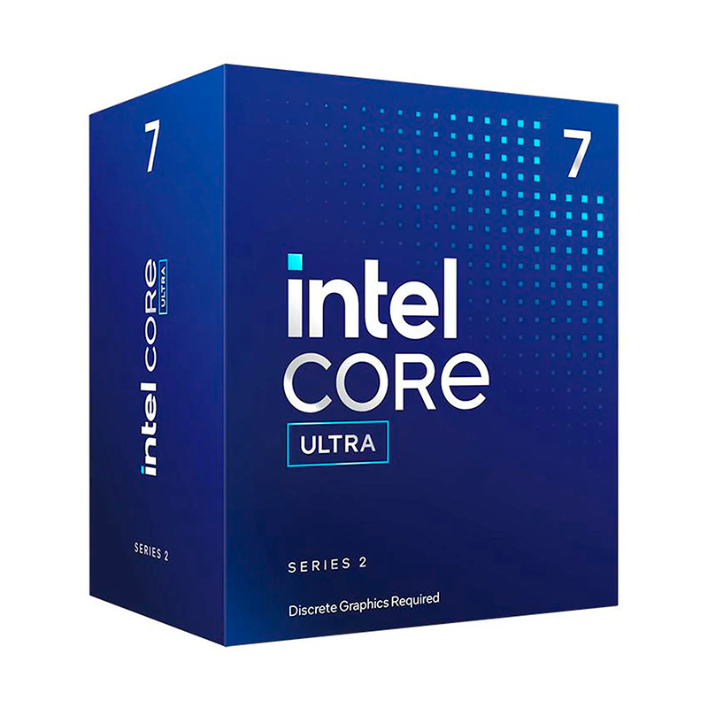 Procesador Intel Core Ultra 7 265F 2.40/5.30GHz, 30 MB Intel Smart Caché, LGA1851 BX80768265F