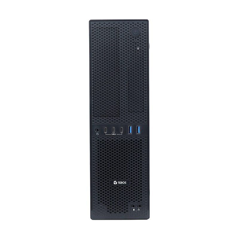 Case con fuente TEROS TE-1040CS, SFF, MICRO-ATX, MINI-ITX, USB, Audio, 350W