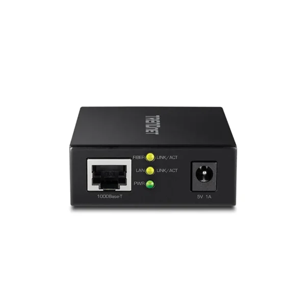 Convertidor de fibra óptica TRENDnet SFP a Ethernet Gigabit | TFC-GSFP – vista 2