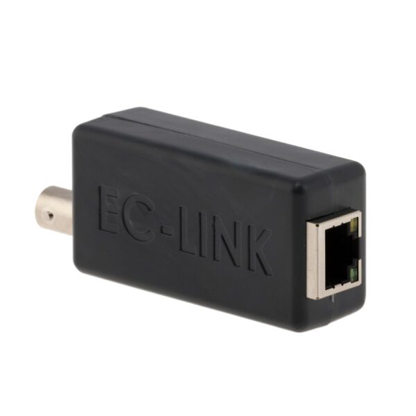 Adaptador NVT Phybridge EC-Link Nv-Eclk - Adaptador NVT Phybridge EC-Link NV-ECLK, coaxial a RJ45 con PoE 30 W hasta 1,220 m