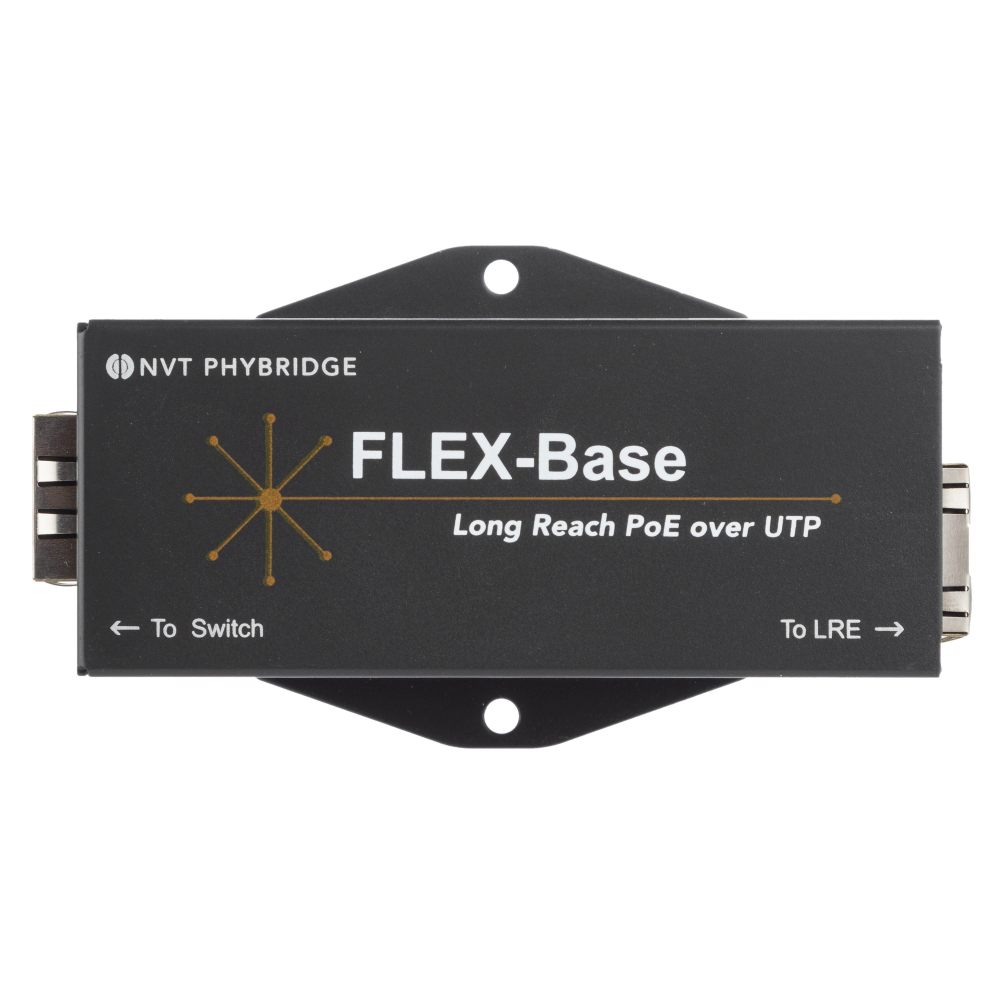 Extensor NVT Phybridge FLEX-Base NV-FLXLK-BSE, PoE sobre UTP hasta 610 m