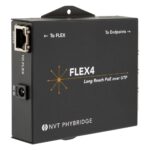 Adaptador NVT Phybridge FLEX4 - Adaptador NVT Phybridge FLEX4 NV-FLX-04, 4 puertos PoE sobre UTP hasta 610 m