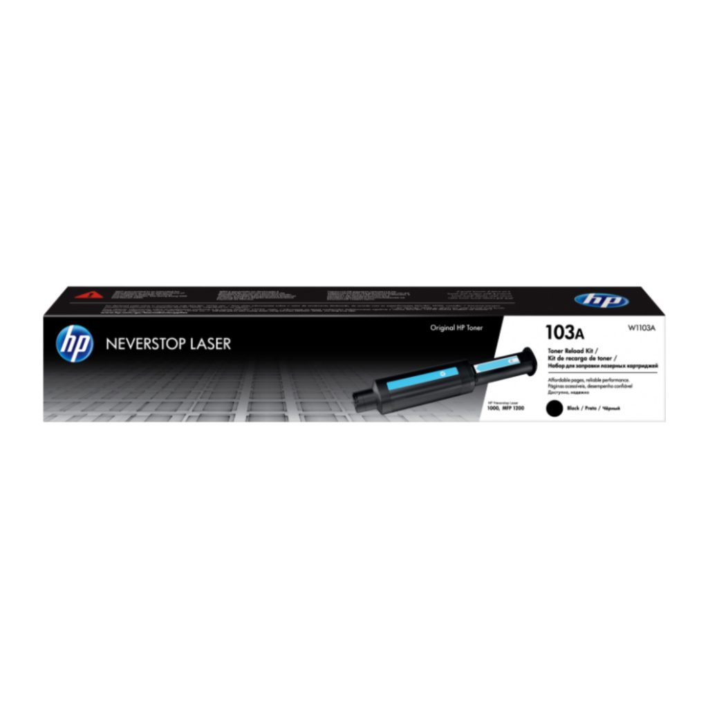 Tóner HP 103A Negro original W1103A para Neverstop Laser 1000, 2.500 páginas