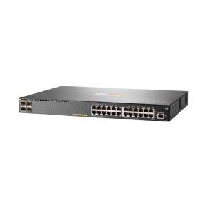 Switch Aruba 2930F 24G PoE+ 4SFP+ JL255A 24 puertos Gigabit PoE+ 370 W, uplinks 4 x 10G SFP+ vista 2