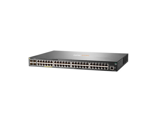 Switch Aruba 2930F 48G PoE+ 4SFP+ JL256A 48 puertos Gigabit PoE+ 370 W, uplinks 4 x 10G SFP+ Switch Aruba 2930F JL256A - Switch Aruba 2930F 48G PoE+ 4SFP+ JL256A 48 puertos Gigabit PoE+ 370 W, uplinks 4 x 10G SFP+