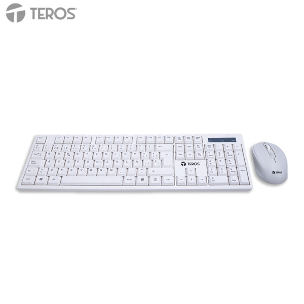Combo Kit inalámbrico teclado y mouse TEROS TE-5016S, 2.4GHz, Receptor USB Combo kit inalámbrico Teros TE-5016S - Combo Kit inalámbrico teclado y mouse TEROS TE-5016S, 2.4GHz, Receptor USB