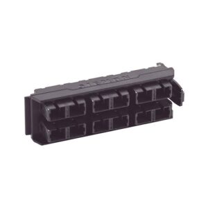 Placa adaptadora LightVerse Siemon LVA08-SCB-BM-A 8 fibras SC, plana