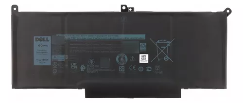 Batería para laptop Dell DJ1J0 7.6 V 60 Wh 3 celdas – Latitude 7000, 7280, 7480, 7490