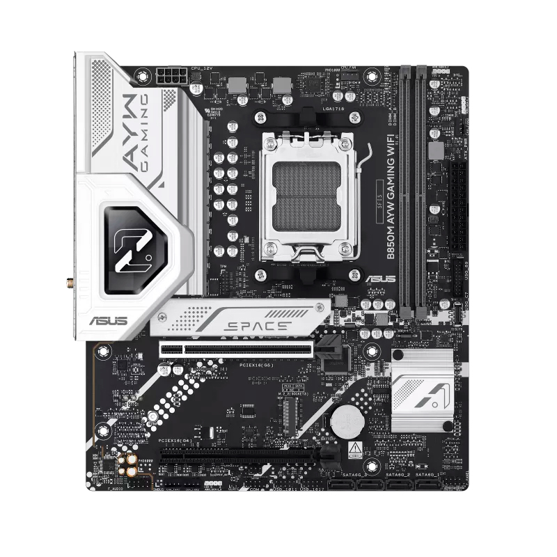 Placa madre ASUS B850M AYW GAMING WIFI, chipset AMD B850, socket AM5, DDR5, Micro-ATX