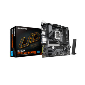 Motherboard Gigabyte B760M DS3H WIFI6E GEN5, Chipset Intel B760, LGA1700, mATX, B760M DS3H WF6E GEN5