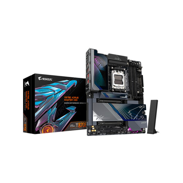 Motherboard GIGABYTE X870E AORUS MASTER X3D, Chipset AMD X870E, Socket AM5, ATX, X870E A MASTER X Placa madre Gigabyte X870E X870E A Master x - Motherboard GIGABYTE X870E AORUS MASTER X3D, Chipset AMD X870E, Socket AM5, ATX, X870E A MASTER X