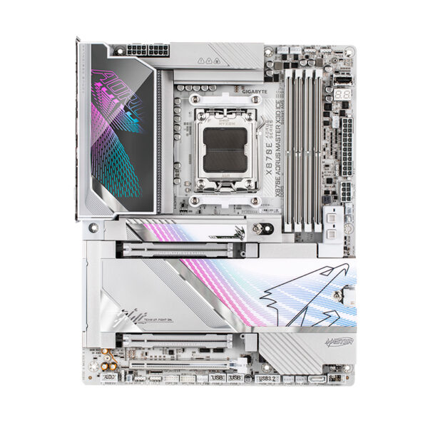 Placa madre Gigabyte X870E AORUS MASTER X3D ICE, chipset AMD X870E, socket AM5, DDR5 Placa madre Gigabyte X870E - Placa madre Gigabyte X870E AORUS MASTER X3D ICE, chipset AMD X870E, socket AM5, DDR5