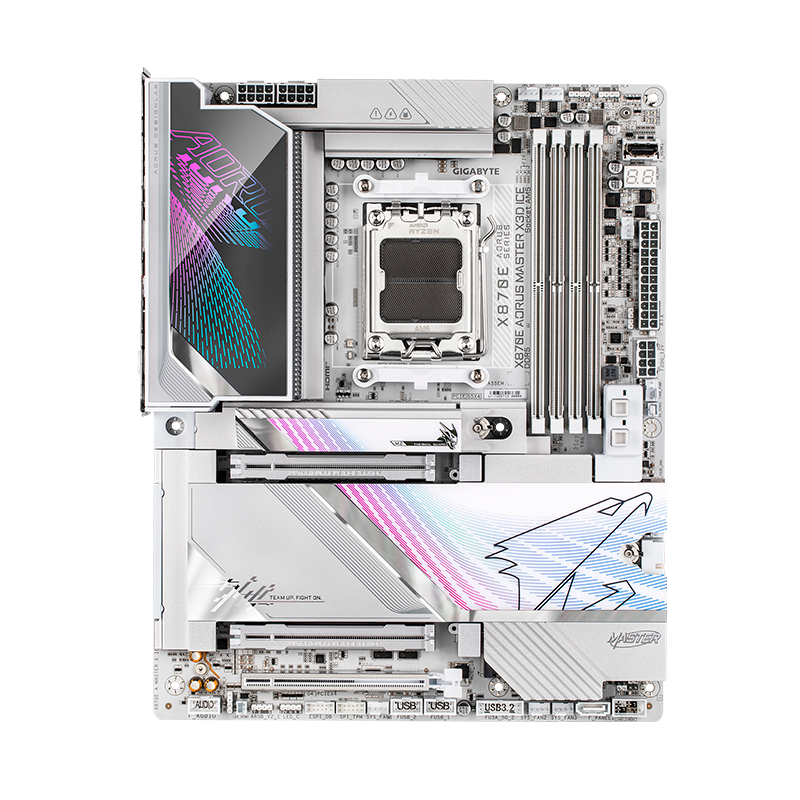 Placa madre Gigabyte X870E AORUS MASTER X3D ICE, chipset AMD X870E, socket AM5, DDR5