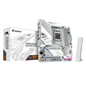 Placa madre Gigabyte X870M AORUS ELITE WIFI7 ICE, chipset AMD X870, socket AM5, DDR5