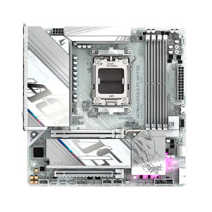Placa madre Gigabyte X870M AORUS ELITE WIFI7 ICE, chipset AMD X870, socket AM5, DDR5 vista 2