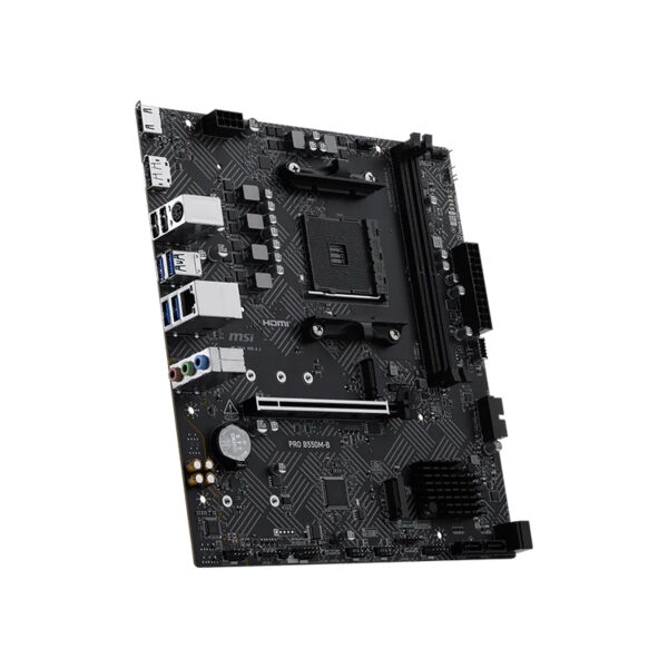 Placa madre MSI PRO B550M-B, chipset AMD B550, socket AM4, DDR4, Micro-ATX vista 3