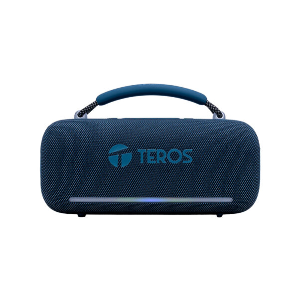 Parlante Inalámbrico Teros Vibe VB-6049BL, 60W, BT 5.3, 4000 MAH, USB, Luces LED, Azul TEVP6049BL 1 Parlante Inalámbrico Teros Vibe VB-6049BL, 60W, BT 5.3, 4000 MAH, USB, Luces LED, Azul TEVP6049BL vista 2