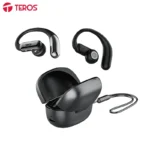 Audífonos inalámbricos Teros TE-80715N - Audífonos inalámbricos Auracity TEROS TE-80715N, BT 5.4, USB, ENC TE80715N