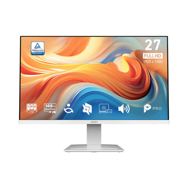 Monitor Plano MSI PRO MP273W E14A, 27" FHD IPS, 144HZ, 1MS, HDMI, DP, VGA, Earphone Out Monitor Plano MSI PRO MP273W - Monitor Plano MSI PRO MP273W E14A, 27" FHD IPS, 144HZ, 1MS, HDMI, DP, VGA, Earphone Out