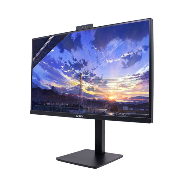Monitor Plano Corporativo TEROS TE-2715CS, QHD IPS, 100Hz, HDMI, DP, Audio Out, Cámara 5MP TE2715CS 2 Monitor Plano Corporativo TEROS TE-2715CS, QHD IPS, 100Hz, HDMI, DP, Audio Out, Cámara 5MP TE2715CS vista 3