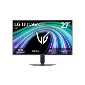 Monitor LG Gaming UltraGear G5, 27/FHD/IPS/200Hz/HDMIx2/DP/Salida_auriculares (3-Polos) 27G523B-B