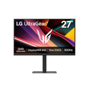 Monitor LG Gamer UltraGear G6, 27G640A-B/27" QHD/IPS/300Hz/HDMIx2/DP/USB-C/Speaker(5Wx2)