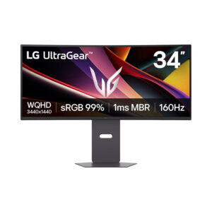 Monitor Gaming LG UltraGear G6, 34 Curvo/WQHD/VA/160Hz/1ms MBR/HDMI x2/DP/Headphone-out 34G600A-B