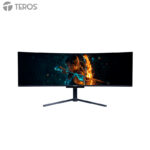 Monitor curvo Teros TE-4921G - Monitor curvo gaming TEROS TE-4921G, 49" UWQHD QD-OLED, 144Hz, 0.03ms, HDMI, DP, Audio out