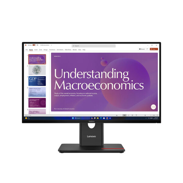 Monitor Lenovo ThinkVision T24D-40, 23.8" 1920x1080 WLED IPS HDMI/DP/RJ-45/Raven Black 64B9GAR1LA Monitor Lenovo ThinkVision T24D-40 - Monitor Lenovo ThinkVision T24D-40, 23.8" 1920x1080 WLED IPS HDMI/DP/RJ-45/Raven Black 64B9GAR1LA