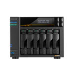 Servidor NAS Asustor Lockerstor 6 Gen3 - Servidor NAS ASUSTOR LOCKERSTOR 6 Gen3 (AS6806T) Ryzen V3C14/QC/10nm, 16GB ECC DDR5-4800