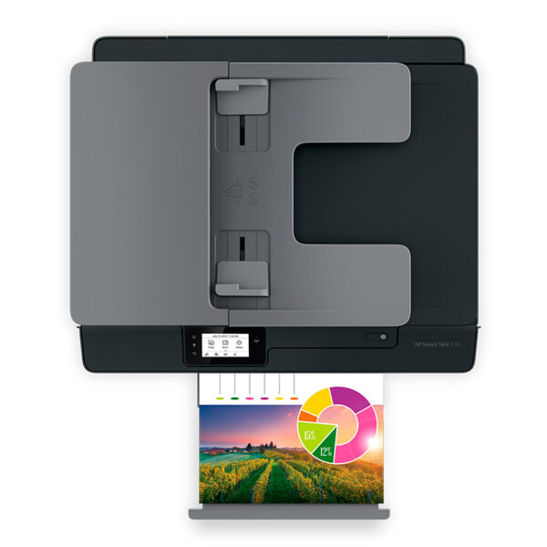 Impresora All-in-one de tinta HP Smart Tank 530, Imprime/Escanea/Copia/Wi-Fi/BT/USB 2.0 4SB24A vista 2