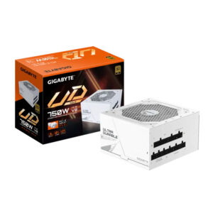 Fuente de alimentación GIGABYTE UD750GM PG5 V2 ICE 750W, 80 PLUS Gold, Formato ATX GP-UD750GM PG5 ICE