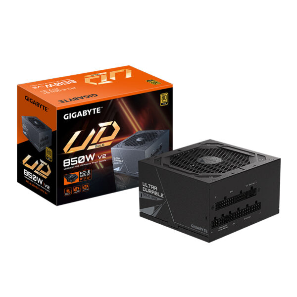 Fuente de alimentación GIGABYTE UD850GM PG5 V2, 850W, 80 PLUS Gold, Formato ATX GP-UD850GM PG5 V2 Fuente de alimentación Gigabyte UD850GM - Fuente de alimentación GIGABYTE UD850GM PG5 V2, 850W, 80 PLUS Gold, Formato ATX GP-UD850GM PG5 V2